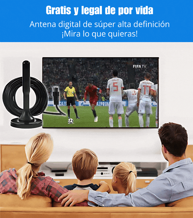 Antena sygnałowa telewizji cyfrowej Cadenaos™ HD