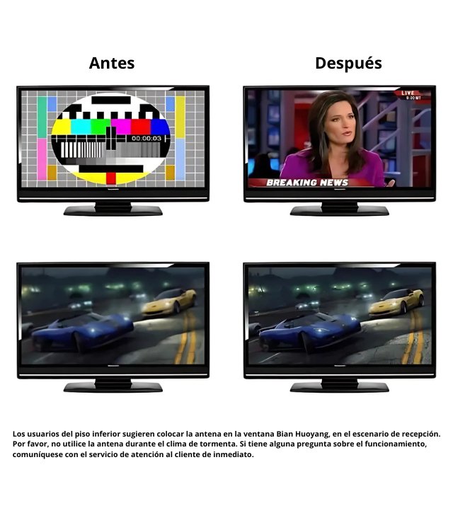 Antena sygnałowa telewizji cyfrowej Cadenaos™ HD